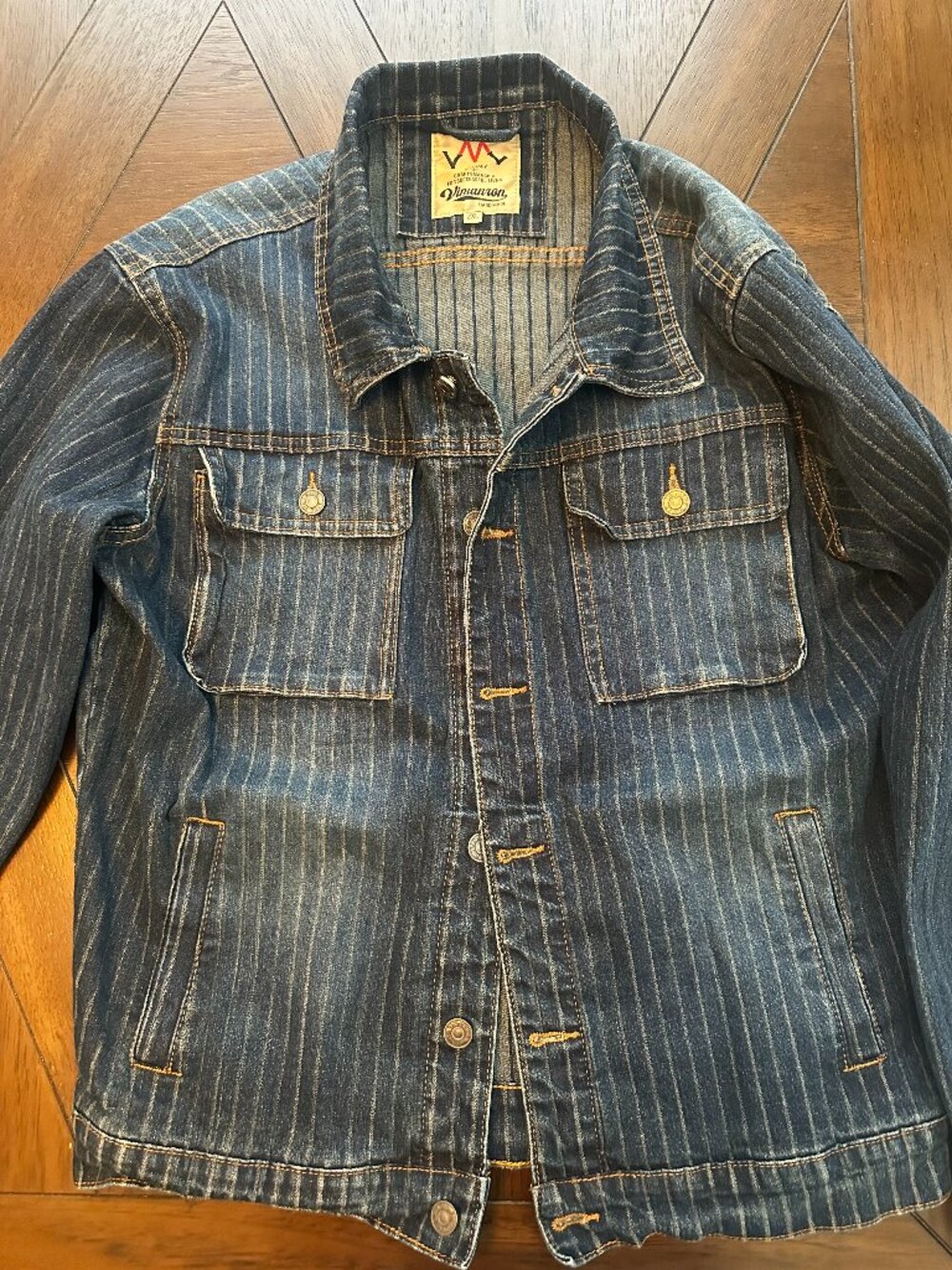 Denim jacket - Wabash stripe style